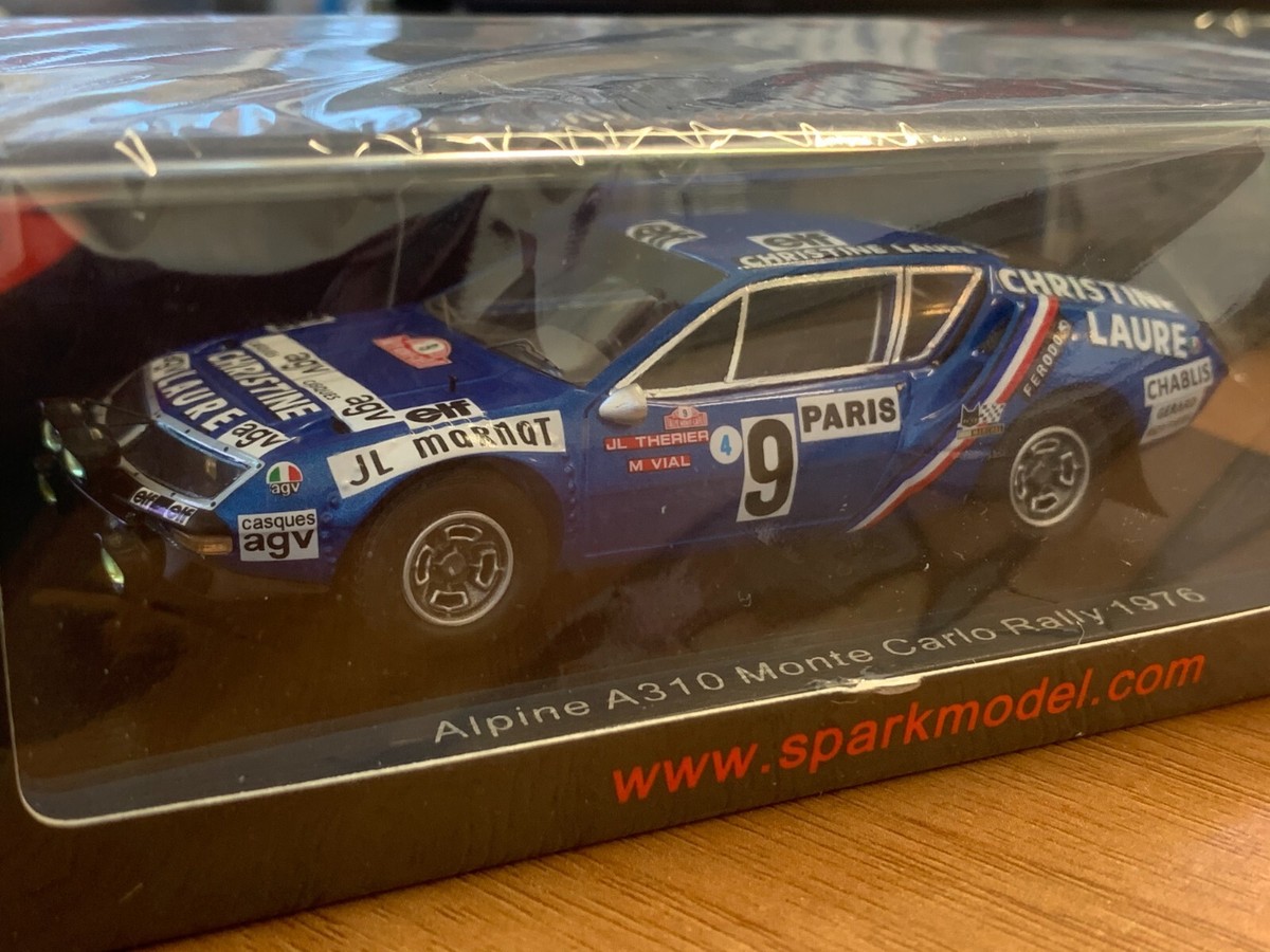 Alpine A310 Rallye Monte Carlo 1976 Thérier/Vial Spark 1:43 S5496 | S5496 Alpine A310 Rallye Monte Carlo 1976 Thérier/Vial Spark 1:43 S5496 | S5496