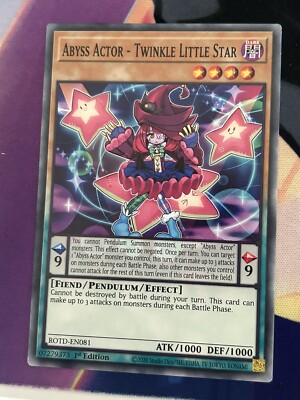 Yugioh - Abyss Actor - Twinkle Little Star - ROTD-EN081 - Common - 1st Edition