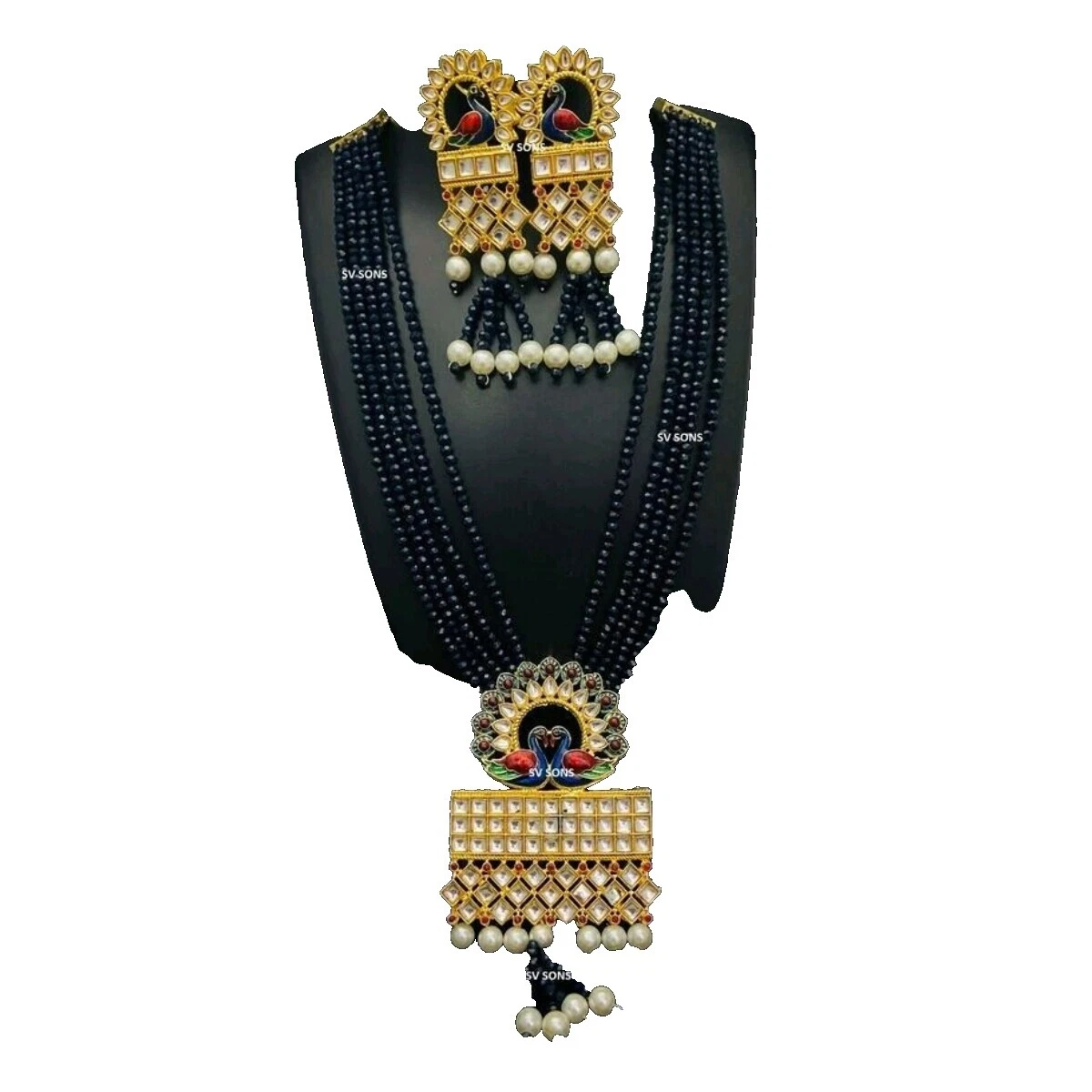 Pearl Black Fashion Jewelry Sets