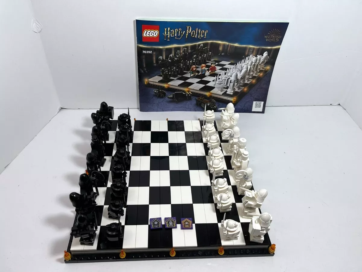 LEGO Harry Potter Hogwarts Wizard's Black and White Chess Pieces ONLY 76392