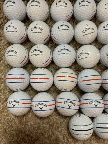 50 Callaway 4A Condition Triple Trac Chrome Soft And Chrome Softx Golf Balls - Picture 5 of 5