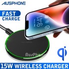 FAST CHARGING Qi Wireless Charger Pad Mat Receiver Station Desktop Office Home