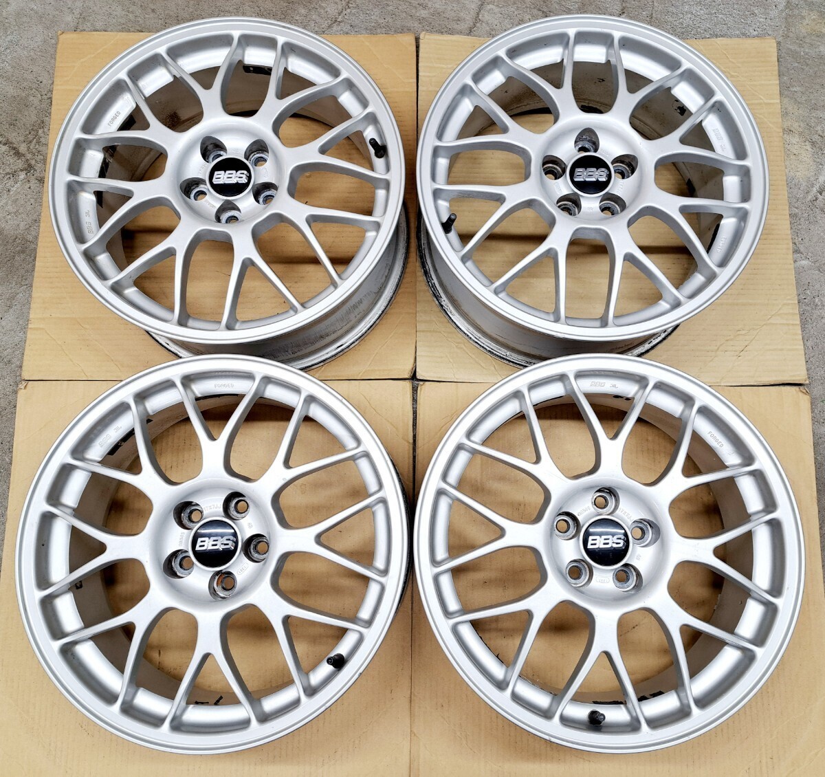3 JoeBBS・STI・RG345★17×7JJ★PCD100★オフ 美品 ❗️レア❗️BBS・STI・RG345☆17×7JJ☆PCD100☆オフ+48