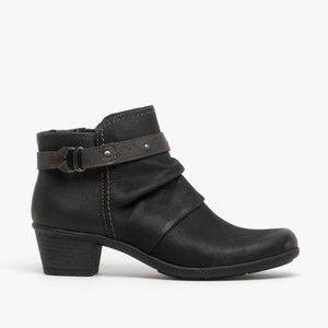 earth spirit black ankle boots