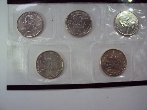 2005 d 2006 d 25c uncirculated 5 coin quarter sets in cello from mint - Picture 4 of 5