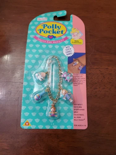1994 Polly Pocket * MOC * POLLY’S BABY BRACELET Bluebird
