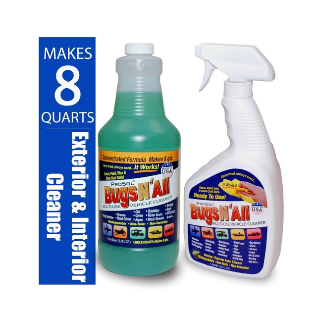 Bugs N All Professional Strength Vehicle Cleaner/Bug Remover. 1qt