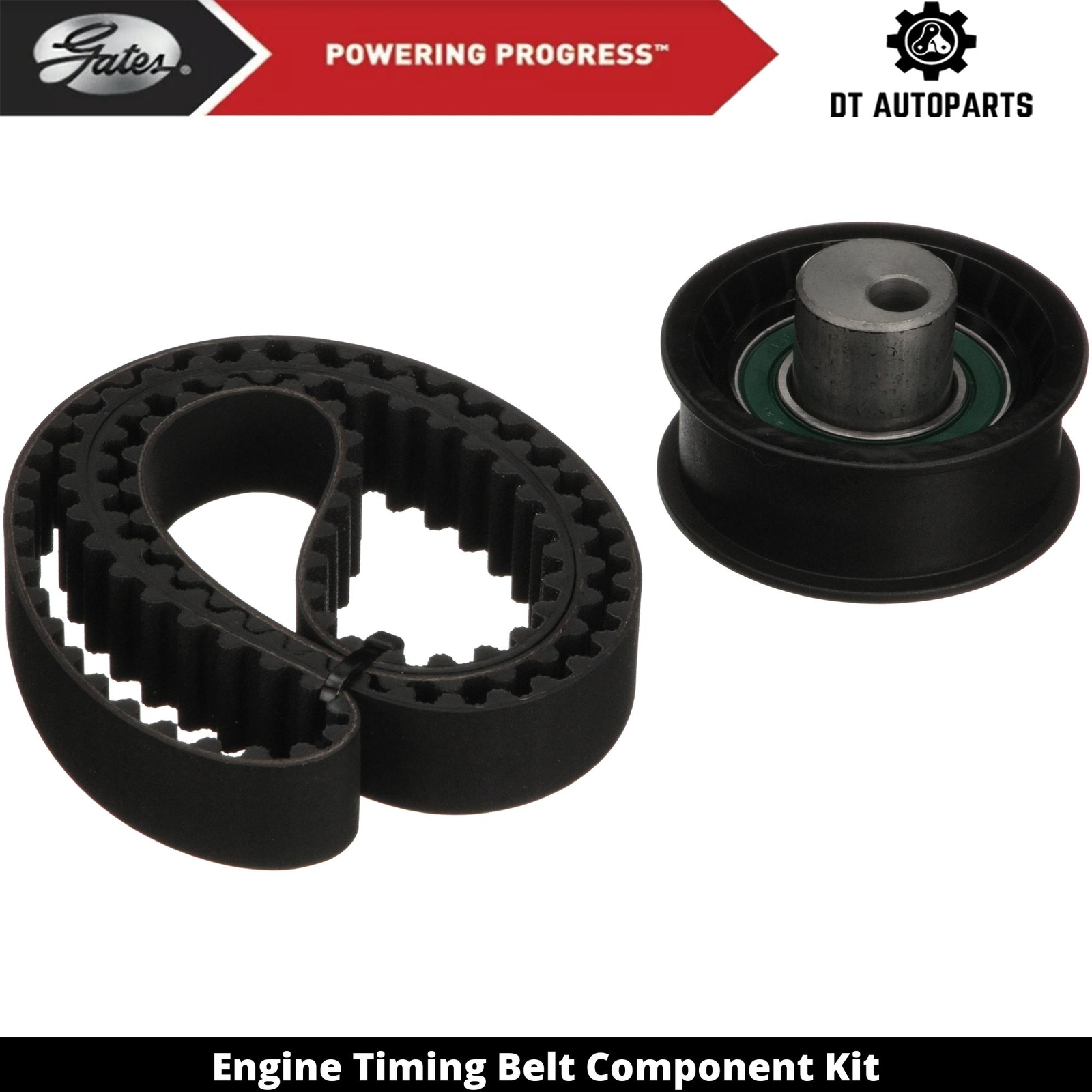For 1989 Chrysler TC Maserati Engine Timing Belt Component Kit Gates