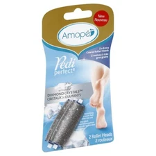 Amope Roller Heads, with Diamond Crystals (PACK OF 2)