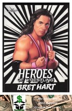 2023 Leaf Heroes of Wrestling #B-1 Bret Hart -