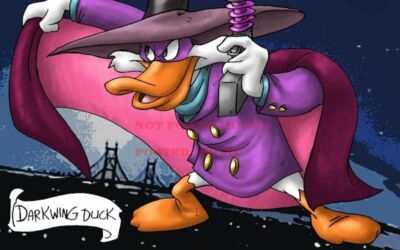 80's Vintage Eighties Cartoon Poster DARKWING DUCK 5 (20x30)
