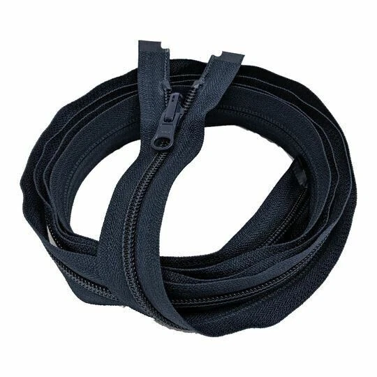 ALANSEW Extra Long Reversible Sleeping Bag Zip in NAVY 98" 245CM