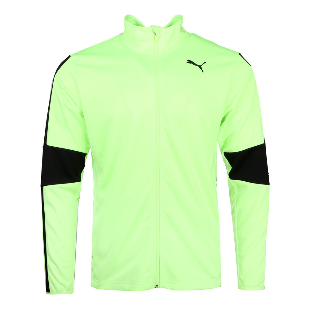 Куртка на молнии Puma Blaster Мужская зеленая Повседневная спортивная верхняя одежда 58627934