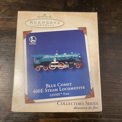 Hallmark Lionel Blue Comet 400E Steam Loco Train Ornament 2002 1SRL006