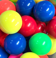 24 Bright Color Mix Rubber Bouncy Balls: Fun Gifts - Party Favors  1"in 27mm 