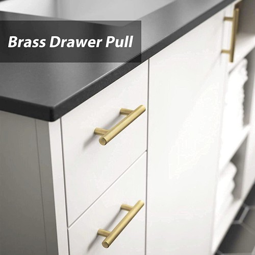 Brass Cabinet Pulls. 7.5” Overall Length. 5” Hole Centers. - Picture 8 of 8