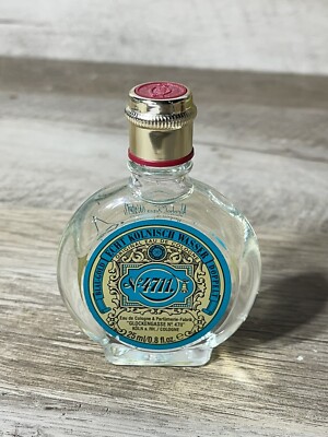 No.4711 Eau De Cologne Blau-Gold Kolnisch Wasser Doppelt Glockengasse 25cm FULL