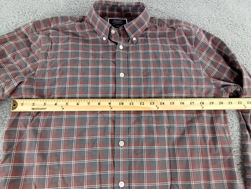 CHARLES TYRWHITT Dress Shirt Slim Fit Non Iron Cotton Check Size Large - Picture 6 of 11