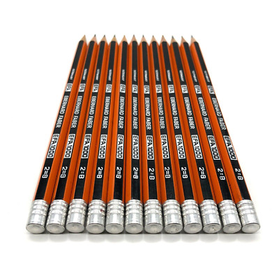 Bleistifte Eberhard Faber Germany EFA 1000 - 2 B, pencils 12 Stück Vintage