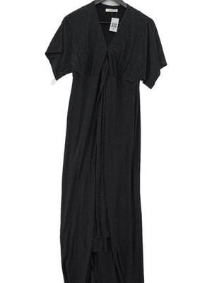 Halston Maxikleid L in Grau