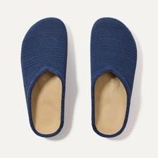 Rothy's Women The Casual Clog - Blue Raffia-Knit Size 6