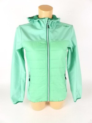 CMP Clima Protect Mädchen Softshell Jacke Kapuzenjacke Grün Gr. 176 (DU)