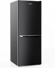 BANGSON 4.0 Cu.Ft Small Refrigerator with Freezer Small Fridge with Bottom Free