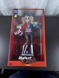 DC Super-Villains Harley Quinn Doll Warner Bros New Sealed 11” Jakks Pacific