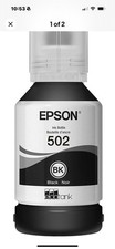 Genuine Epson 502 Black Ink Bottle for ET-2700 ET-2750 ET-3700 ET-3750