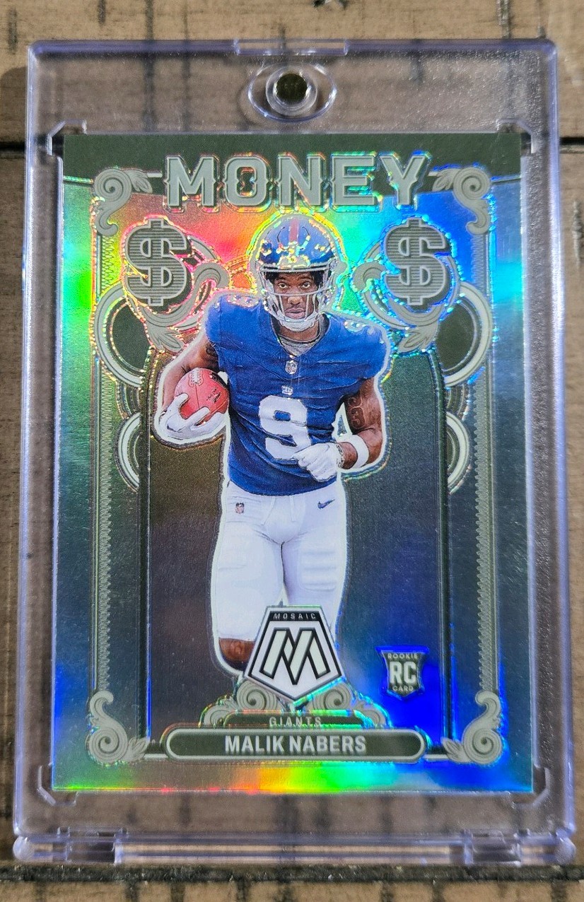 2024 Panini Mosaic - Money Malik Nabers #11 (RC)