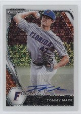 2021 Panini Prizm Draft Picks White Donut Circle 37/50 Tommy Mace Auto 0qc1