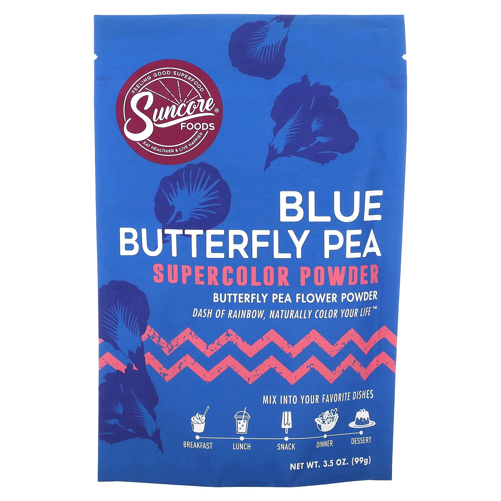 Blue Butterfly PEA, Supercolor Powder, 3,5 унции (99 г)