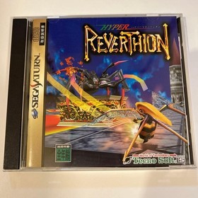 HYPER REVERTHION SEGA SATURN SS T-1803G 1996 NTSC-J SEGA Techno soft Game USED