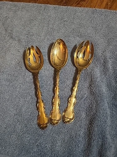 Strasbourg by Gorham Sterling Silver Slotted Serving Spoon 8 3/8"  74 Gr