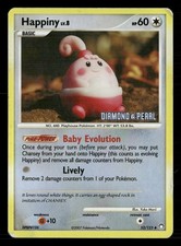 Happiny 52/123 Uncommon Mysterious Treasures Pokemon Reverse Holo Damaged on eBay