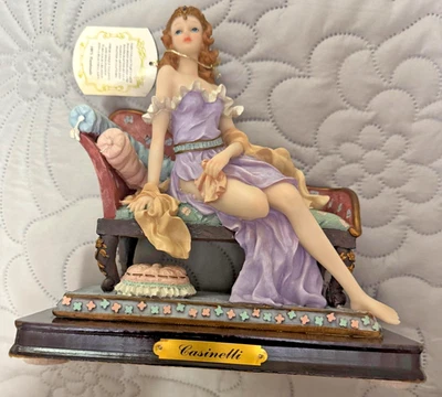 Vintage Lareaux Casinelli Giftware Collection Victorian Lady Figurine - Image 1 of 4