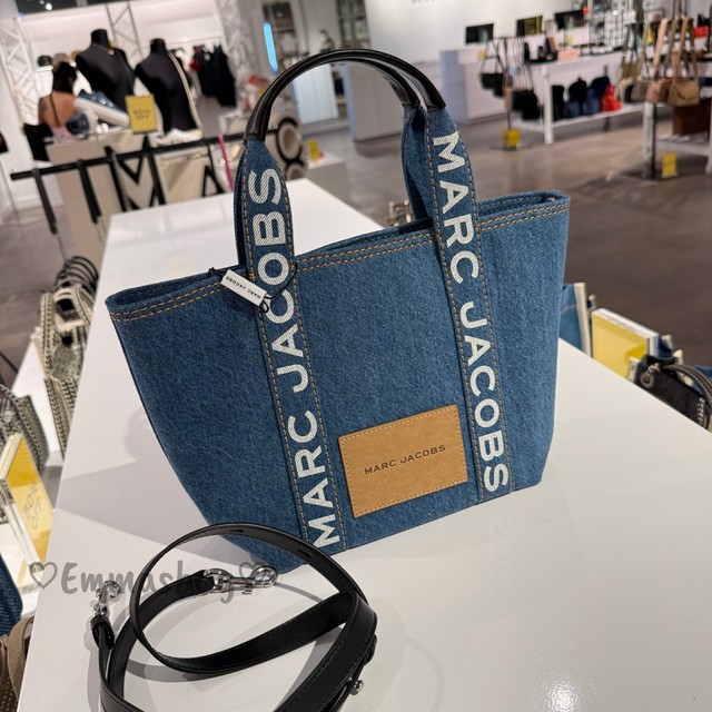 MARC JACOBS Small Canvas Tote 4F5HTT015H02 Denim