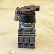 ABB MCB-01 Industrial Red Pushbutton Switch AC 10A for Control Panels