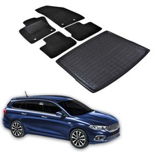 Kofferraumwanne Fußmatten Set Für Fiat Tipo Depuis 2015 Kombi
