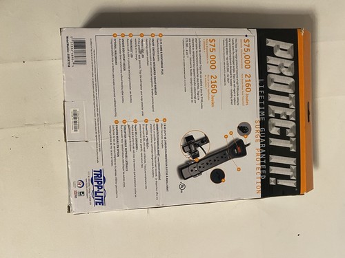 TRIPP LITE Surge Protection Surge Protector 7 Outlets 25' Cord 2 LEDs Brand New - 第 7/17 張圖片