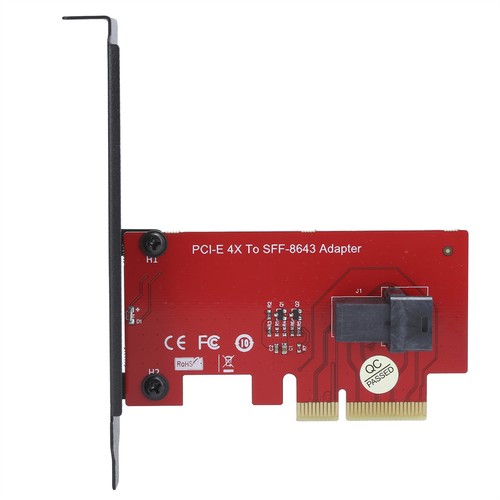 SFF-8643 zu PCI-E 4X Adapterkarte Konverter und SAS HD 36Pin Buchse - Bild 2 von 8