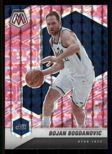 2020-21 Panini Mosaic Mosaic Camo Pink #187 Bojan Bogdanovic