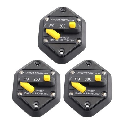 Reusable Manual Reset Breaker Overcurrent Protection Cost Effective No Fuses