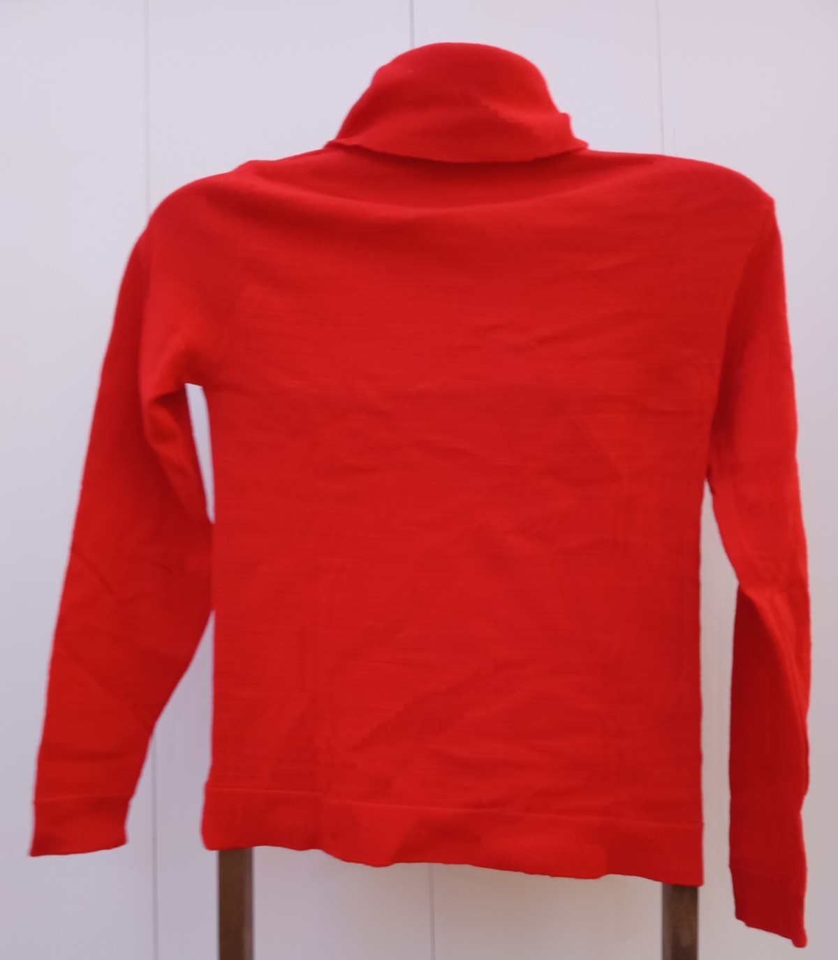 Womens Pendleton Red Wool Sweater Pullover Turtle… - image 4