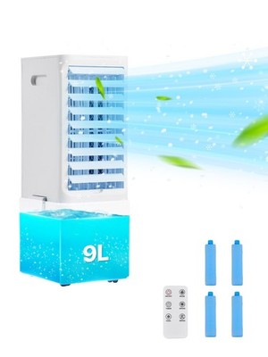 Portable Air Conditioner 9L 550 CFM Swamp Cooler Air Conditioner 12H Timer