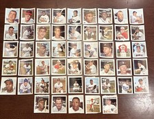 Full Complete 1964 Wheaties 50 Baseball Card Set Aaron Mays Clemente