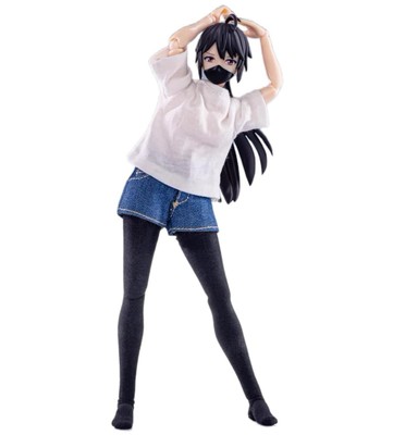 Hiplay Hasuki 1/12 Figur T-Shirt + Shorts + Strumpfhose Kleidung Set Cs008