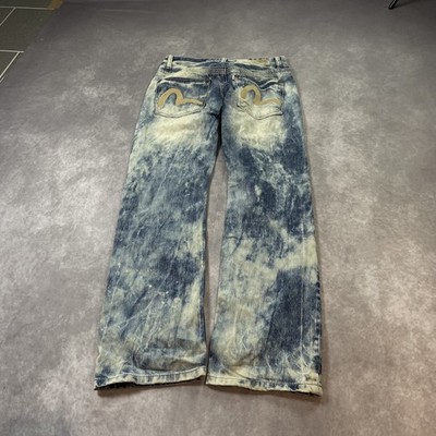 Evisu bootcut Jeans W31 L32 blau 2000s vintage style rare backprint A133