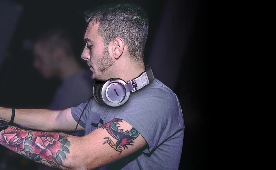 Gemini DJX-500 Equipo de Audio Profesional en la Oreja Cerrado Trasero DJ PA Auriculares Foto 3 de 4