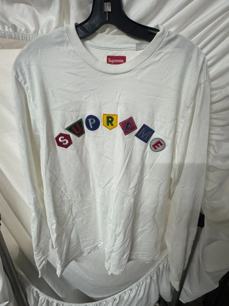 Supreme Long Sleeve Solid T-Shirts for Men for sale | eBay